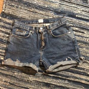 Ck denim shorts